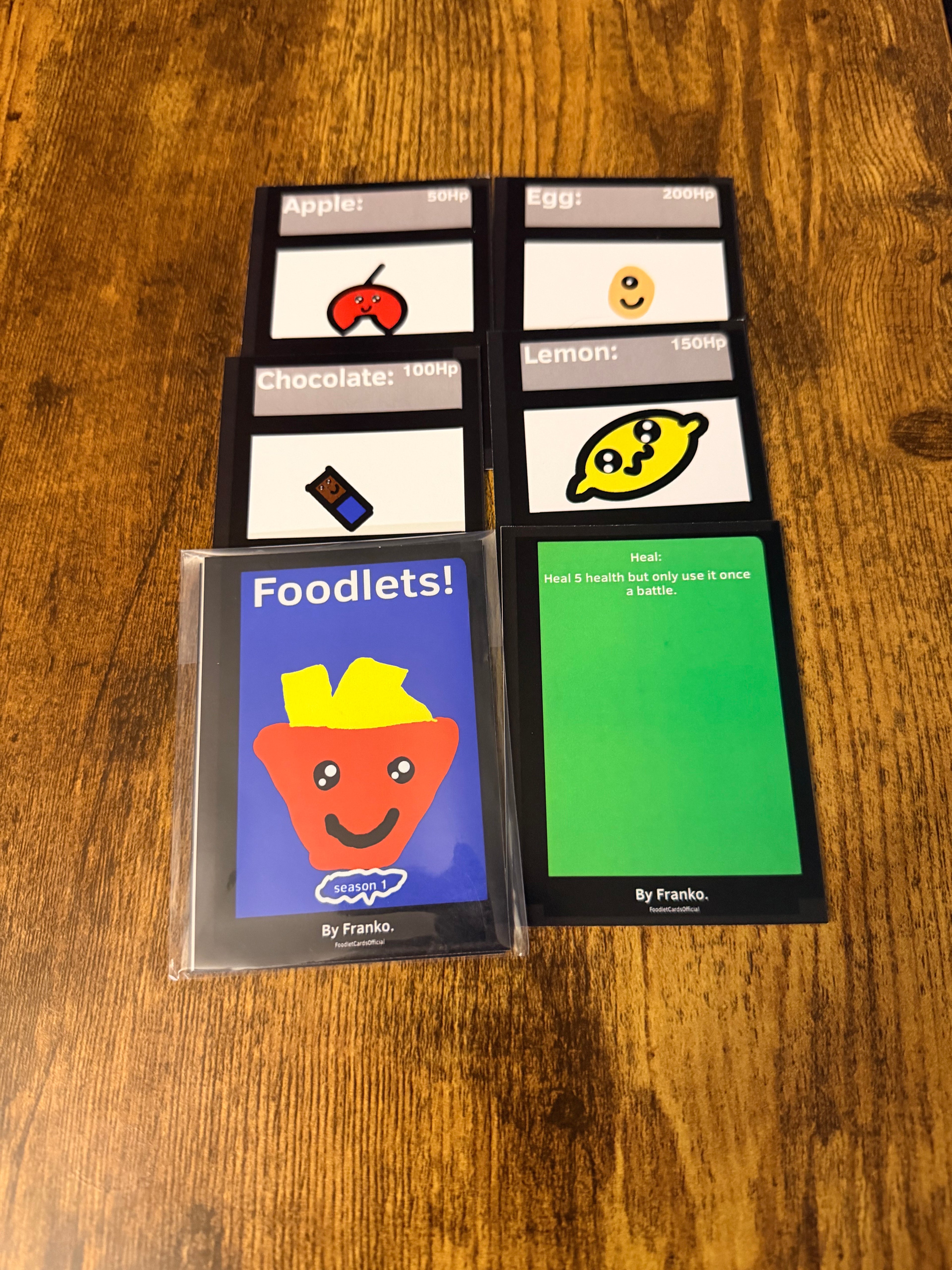 Foodlet Cards Season 1 Packet